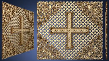 3D model Church panel for icon case (STL)